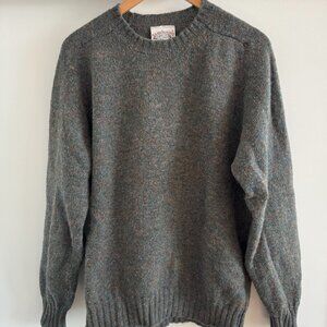 Jamieson’s of Shetland Crewneck Sweater in Lovat Heather Marl